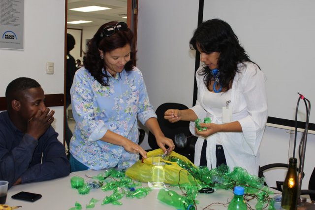  ReCrearte workshop at INCA, La Isabela 