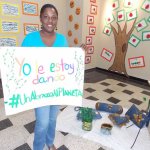 Taller de arte reciclado en la Biblioteca Infantil y Juvenil República Dominicana