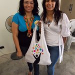 Talleres de Arte reciclado en el Centro Cultural Perelló en Baní