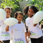 Workshops were organized at the Frailes community center and the Loyola School in Santo Domingo