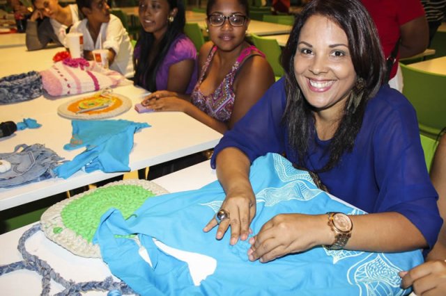 Recycled Art Workshop at Agora Mall, Santo Domingo 