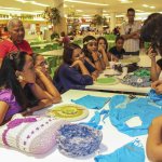 Recycled Art Workshop at Agora Mall, Santo Domingo 