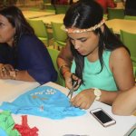 Recycled Art Workshop at Agora Mall, Santo Domingo 