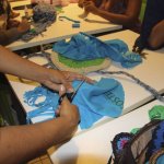 Recycled Art Workshop at Agora Mall, Santo Domingo 