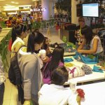 Recycled Art Workshop at Agora Mall, Santo Domingo 