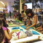 Recycled Art Workshop at Agora Mall, Santo Domingo 