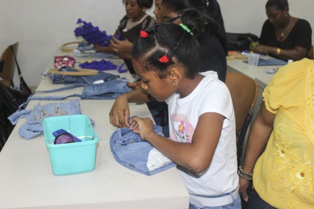 Recycled Art Workshop at Technological Institute of Santo Domingo-INTEC