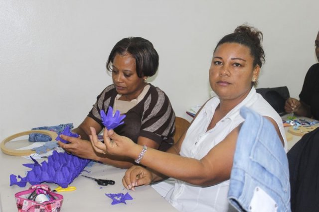 Recycled Art Workshop at Technological Institute of Santo Domingo-INTEC