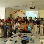 Taller Recrearte en la escuela Tzu Chi, La Romana